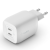 Zasilacz Belkin 2xUSB-C PD GaN 65W + kabel 2m