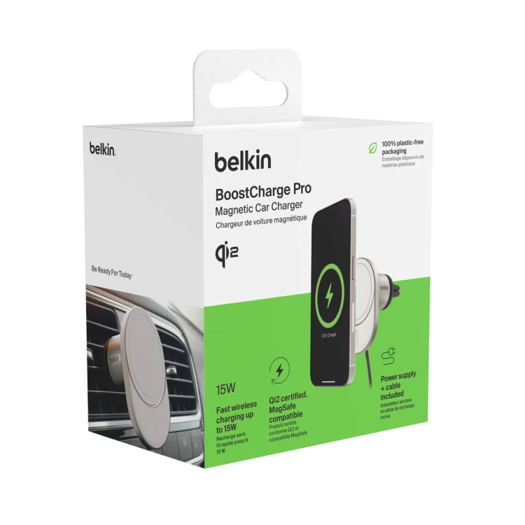 Ładowarka samochodowa magnetyczna Belkin Qi2.0 15W