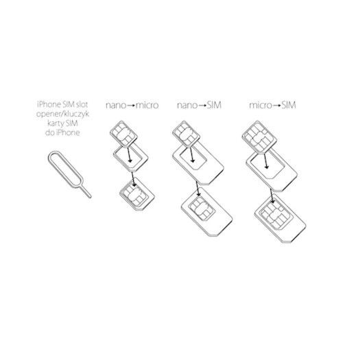 Adapter Forever Nano SIM - SIM Micro SIM_1