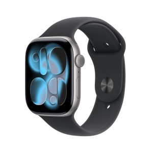 Zegarek Apple Watch Series 11 GPS + Cellular 46mm Space Grey Aluminium Case with Black Sport Band - M/L