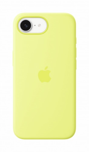 Etui silikonowe Apple do iPhone 16e – Neon Yellow (neonowy żółty)