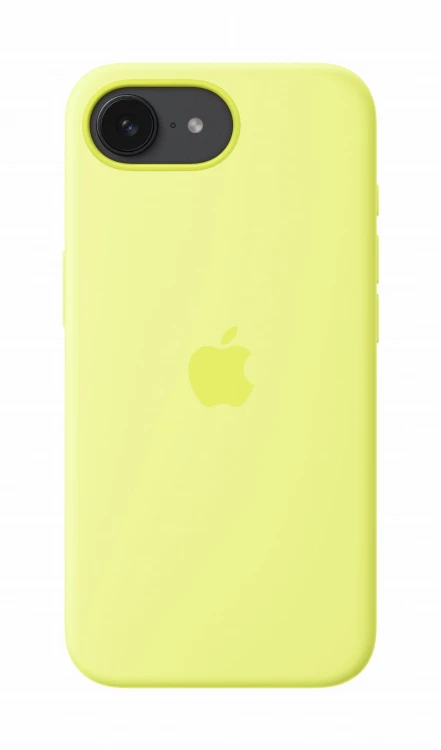 Etui silikonowe Apple do iPhone 16e – Neon Yellow (neonowy żółty)