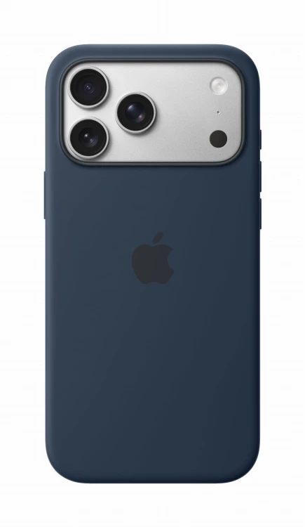 Etui silikonowe Apple z MagSafe do iPhone 17 Pro Max – Midnight (marynarski granat)