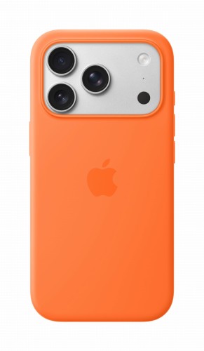 Etui silikonowe Apple z MagSafe do iPhone 17 Pro – Orange