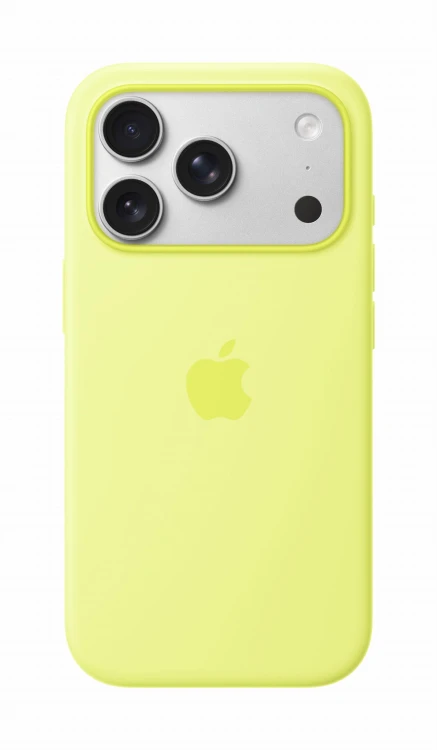 Etui silikonowe Apple z MagSafe do iPhone 17 Pro – Neon Yellow (neonowy żółty)