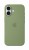 Etui silikonowe Apple z MagSafe do iPhone 17 – Light Moss (jasny mech)