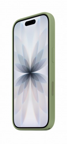 Etui silikonowe Apple z MagSafe do iPhone 17 – Light Moss (jasny mech)