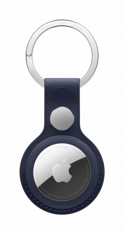 Brelok Apple AirTag FineWoven Key Ring - Navy