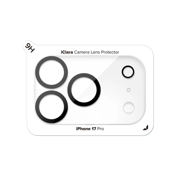 Szkło ochronne aparatu pełne JCPAL iClara iPhone 17 Pro