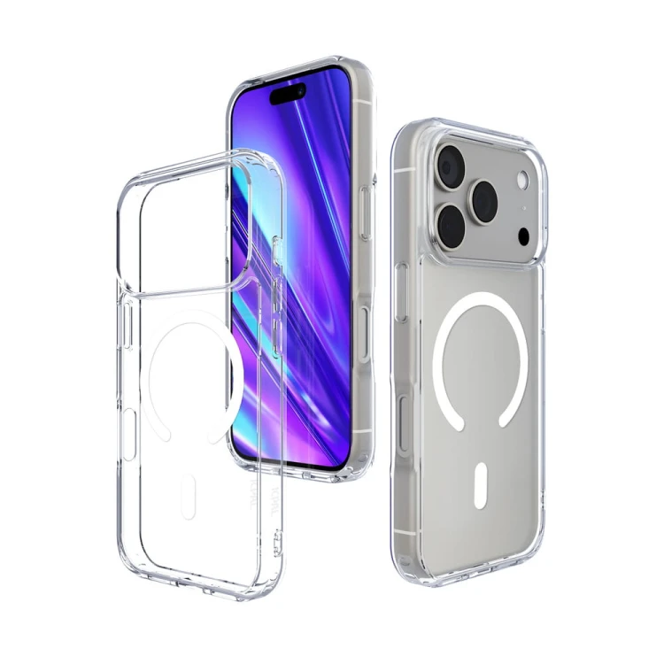 Etui JCPAL DualPro MagSafe iPhone 17 Pro Max (przezroczyste)