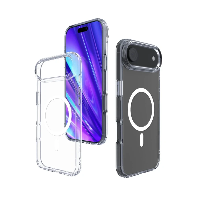 Etui JCPAL DualPro MagSafe iPhone 17 Air (przezroczyste)