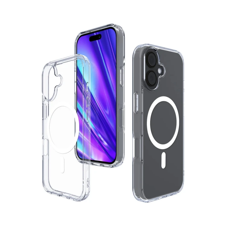 Etui JCPAL DualPro MagSafe iPhone 17 (przezroczyste)