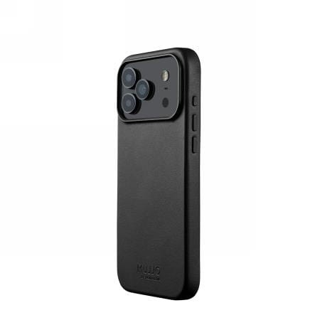 Mujjo Leather Case - etui skórzane do iPhone 17 Pro kompatybilne z MagSafe (czarny)