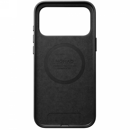 NOMAD Traditional Leather Case - skórzane etui iPhone 17 Pro Max, MagSafe, skóra Horween (czarny)