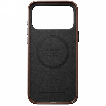 NOMAD Traditional Leather Case - skórzane etui iPhone 17 Pro Max, MagSafe, skóra Horween (brązowy)