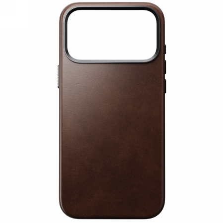 NOMAD Traditional Leather Case - skórzane etui iPhone 17 Pro, MagSafe, skóra Horween (brązowy)