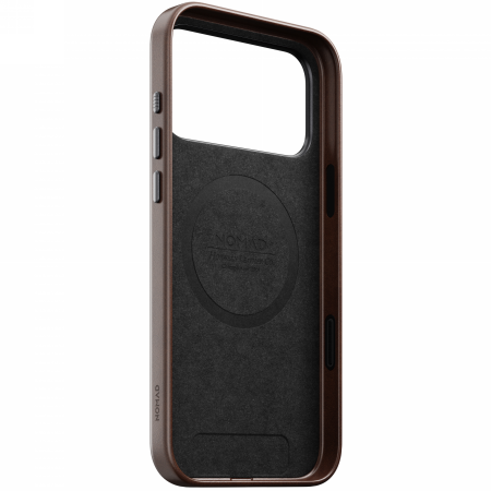 NOMAD Traditional Leather Case - skórzane etui iPhone 17 Pro, MagSafe, skóra Horween (brązowy)