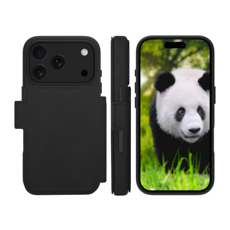 dbramante1928 Lynge MS - skórzane etui do iPhone 17 Pro kompatybilne z MagSafe (black)