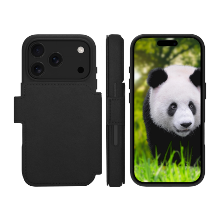 dbramante1928 Lynge MS - skórzane etui do iPhone 17 Pro kompatybilne z MagSafe (black)