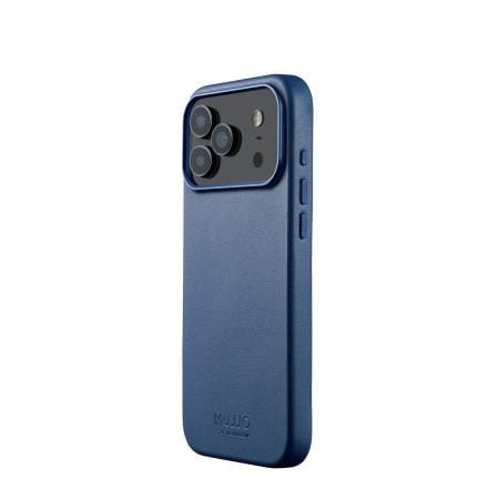 Mujjo Leather Case - etui skórzane do iPhone 17 Pro Max kompatybilne z MagSafe (monaco blue)