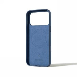 Mujjo Leather Case - etui skórzane do iPhone 17 Pro Max kompatybilne z MagSafe (monaco blue)