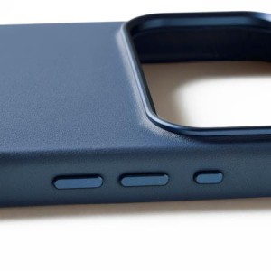 Mujjo Leather Case - etui skórzane do iPhone 17 Pro Max kompatybilne z MagSafe (monaco blue)