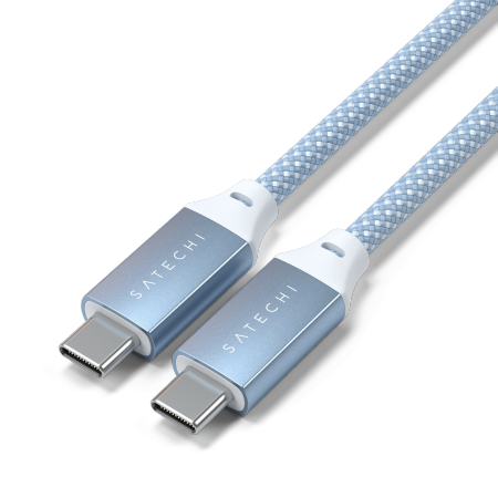 Kabel Satechi USB-C do USB-C 2m 100W (niebieski)