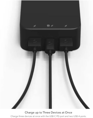 Powerbank Mophie Powerstation 20K PD 20W USB-C/2xUSB-A 20000mAh