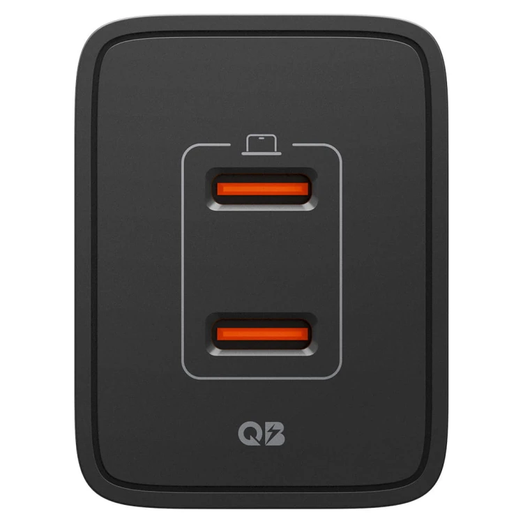 Spigen 2xUSB-C PD GaN 47W (czarny)