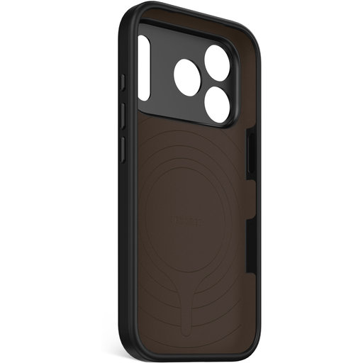 DECODED silikonowe AntiMicrobial Backcover iPhone 17 Pro (czarny)