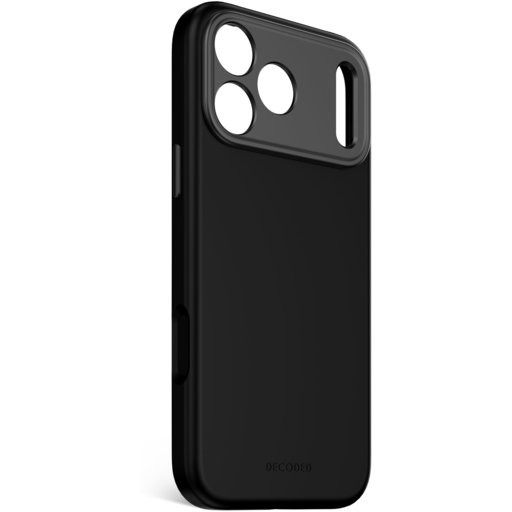 DECODED silikonowe AntiMicrobial Backcover iPhone 17 Pro Max (czarny)