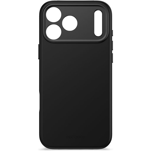 DECODED silikonowe AntiMicrobial Backcover iPhone 17 Pro Max (czarny)
