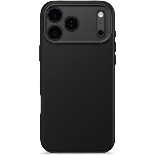 DECODED silikonowe AntiMicrobial Backcover iPhone 17 Pro Max (czarny)
