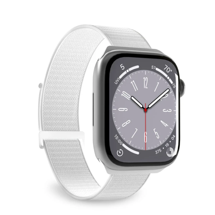 Pasek do Apple Watch Puro Nylon Sport 44/45/46/49 mm (biały)