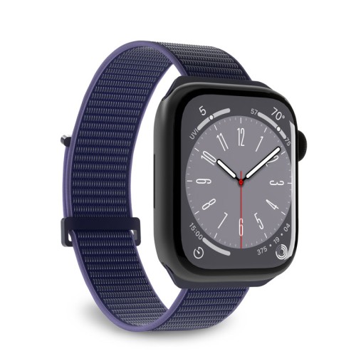 Pasek do Apple Watch Puro Nylon Sport 44/45/46/49 mm (granatowy)