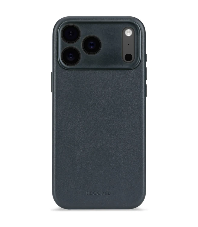 Decoded Leather Backcover Magsafe iPhone 17 Pro (navy shadow)