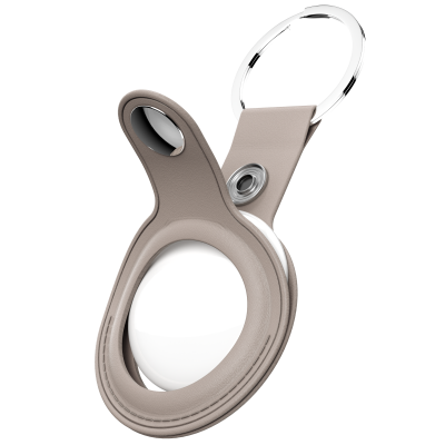 Brelok do Apple AirTag KeyBudz Keyring (beżowy)