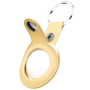 Brelok do Apple AirTag KeyBudz Keyring 2-pack (żółty)