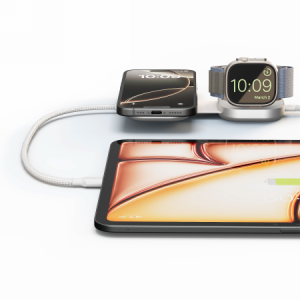 Ładowarka bezprzewodowa Zens Charging Cable USB C-C Pro 3w1 (biały)