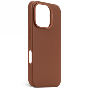 Etui Decoded Leather Backcover Magsafe iPhone 16 Pro (brązowy)