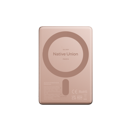 Powerbank Native Union Active 5000mAh USB-C MagSafe (apricot)
