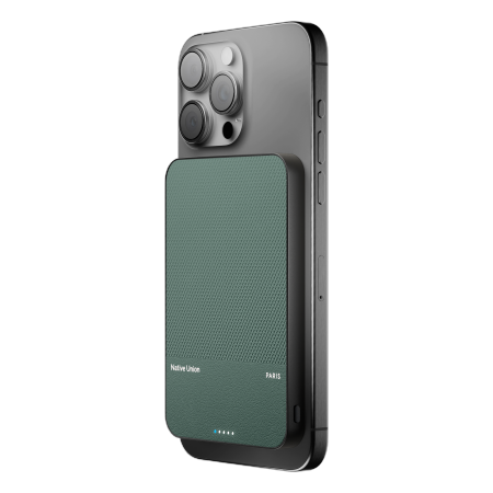 Powerbank Native Union Active 5000mAh Qi2 USB-C MagSafe (zielony)