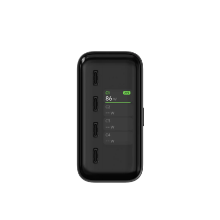 Zasilacz Satechi ChargeView GaN 4xUSB-C 140W (czarny)