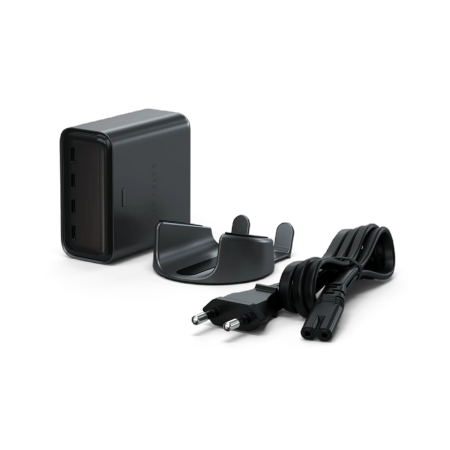 Zasilacz Satechi ChargeView GaN 4xUSB-C 140W (czarny)