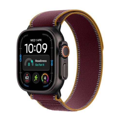 Zegarek Apple Watch Ultra 4 GPS + Cellular 49mm Black Titanium Case with Burgundy Trail Loop_1.jpg