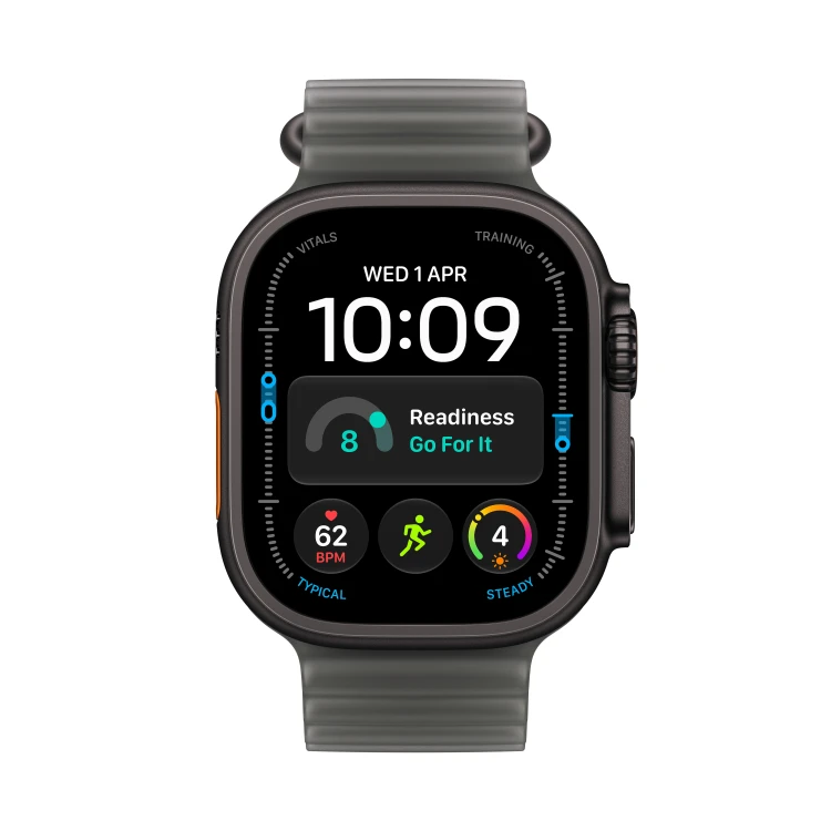 Zegarek Apple Watch Ultra 4 GPS + Cellular 49mm Black Titanium Case with Translucent Black Ocean Band_2.jpg