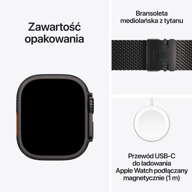 Zegarek Apple Watch Ultra 4 GPS + Cellular 49mm Black Titanium Case with Black Milanese Loop_7.jpg