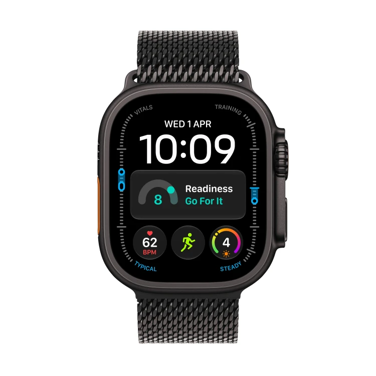 Zegarek Apple Watch Ultra 4 GPS + Cellular 49mm Black Titanium Case with Black Milanese Loop_2.jpg
