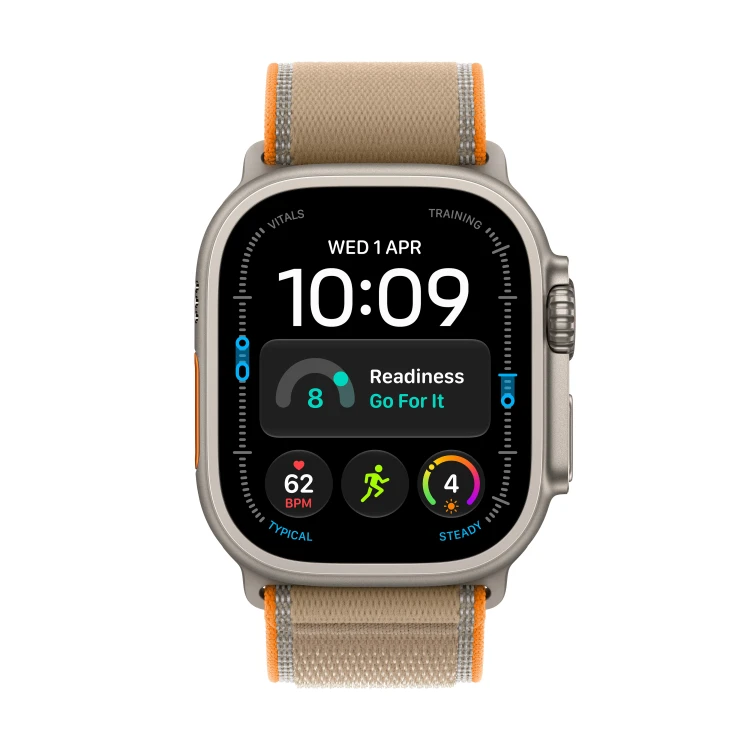 Zegarek Apple Watch Ultra 4 GPS + Cellular 49mm Natural Titanium Case with Sand Trail Loop_2.jpg
