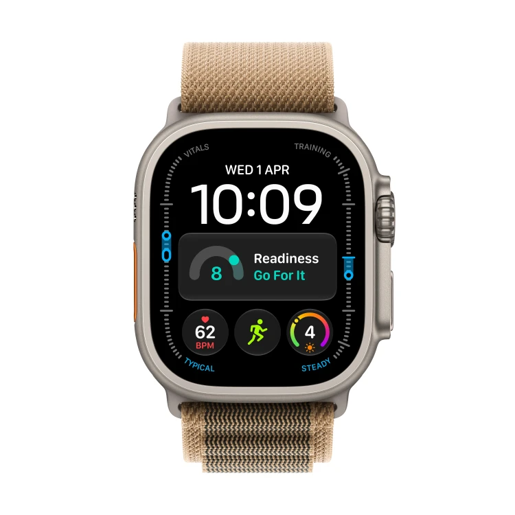 Zegarek Apple Watch Ultra 4 GPS + Cellular 49mm Natural Titanium Case with Desert Alpine Loop_2.jpg